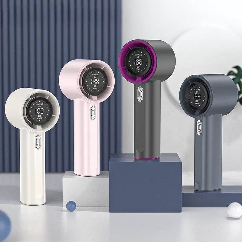 Quạt mini cầm tay 100 mức độ gió, pin 4000mAh