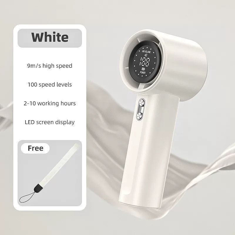 Quạt mini cầm tay 100 mức độ gió, pin 4000mAh