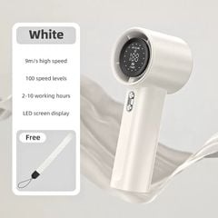 Quạt mini cầm tay 100 mức độ gió, pin 4000mAh