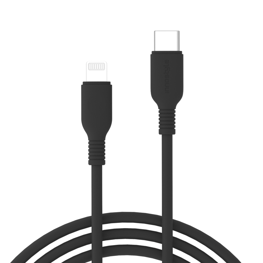 Cáp Sạc Nhanh InnoStyle Jazzy 18W USB-C to Lightning 1.2m MFI