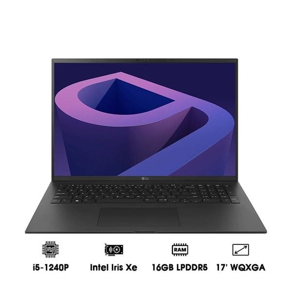 Laptop LG Gram 2022 17ZD90Q-G.AX52A5 (i5-1240P | 16GB | 256GB | Intel Iris Xe Graphics | 17' )
