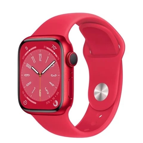 Apple Watch Series 8 GPS 45mm viền nhôm dây cao su Red (VN/A) - MNP43