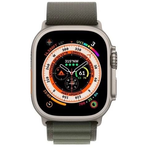 Apple Watch Ultra 49mm l Khung titan, dây Alpine Loop- Chính Hãng