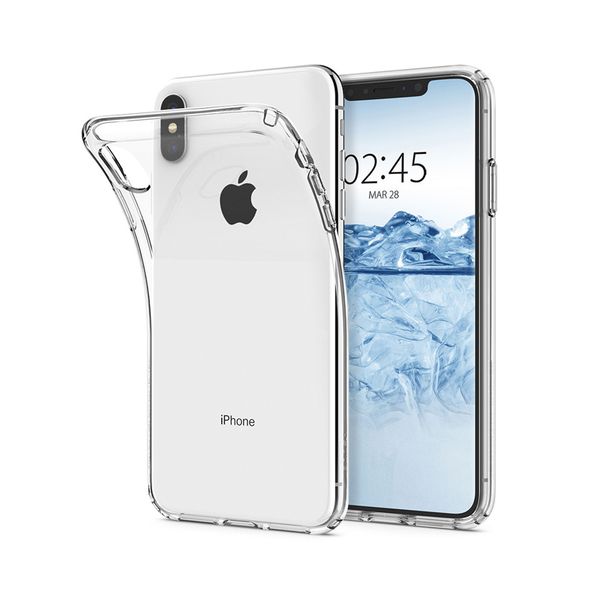 Ốp trong suốt chống va đập iPhone X/XS Spigen Crystal Flex Crystal