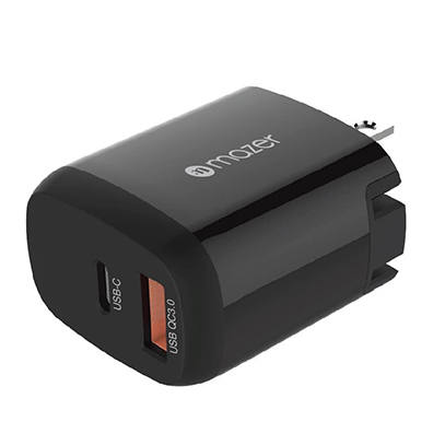 Cốc Sạc Mazer Infinite.Boots Super MINI 20W USB-C + USB-A