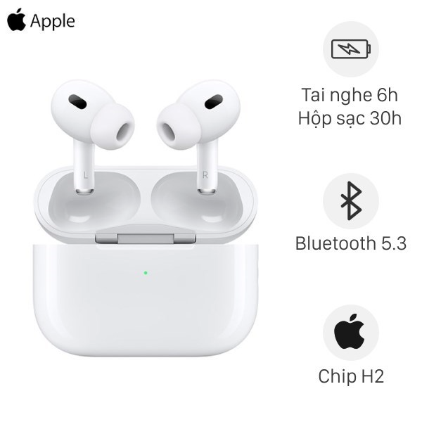 Tai nghe AirPods Pro 2 MagSafe Charge MQD83 - Chính Hãng