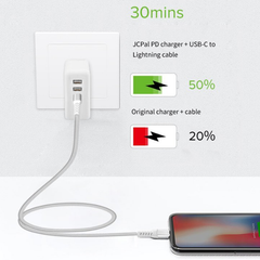 Cáp sạc nhanh 18W JCPAL USB-C to Lightning