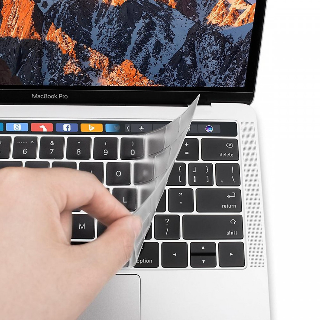 Phủ phím JCPal bảo vệ bàn phím Macbook trong suốt