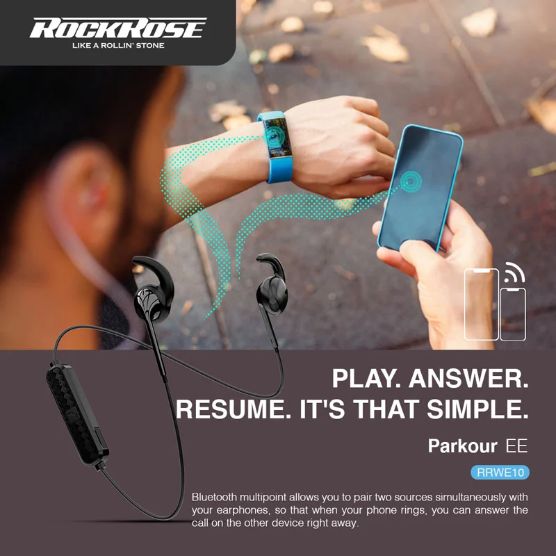 Tai nghe Bluetooth Rockrose Parkour EE