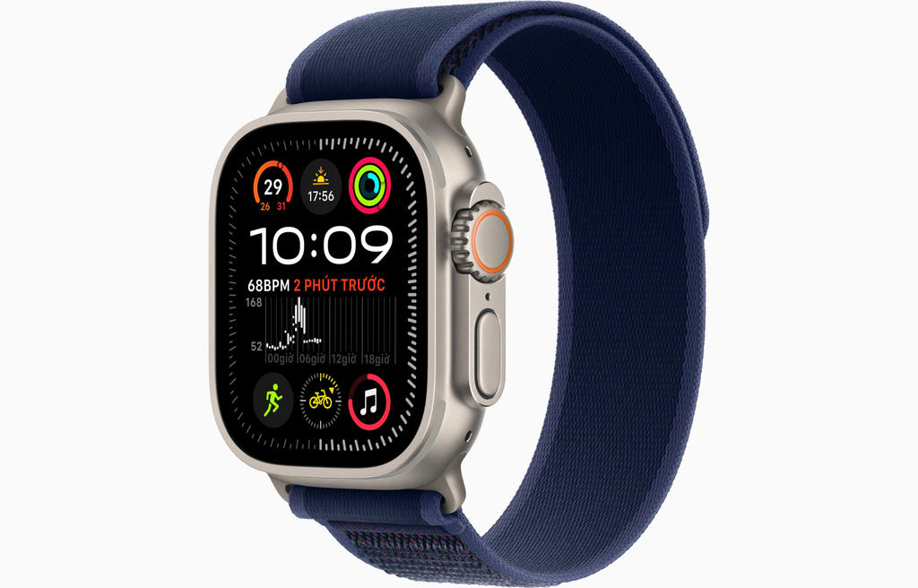 Apple Watch Ultra 2 49mm l Khung Titan l Dây Quấn Trail - Chính Hãng VN/A (2024)