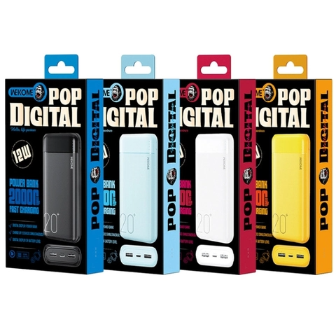 Pin sạc dự phòng WEKOME WP-02 20.000mAh