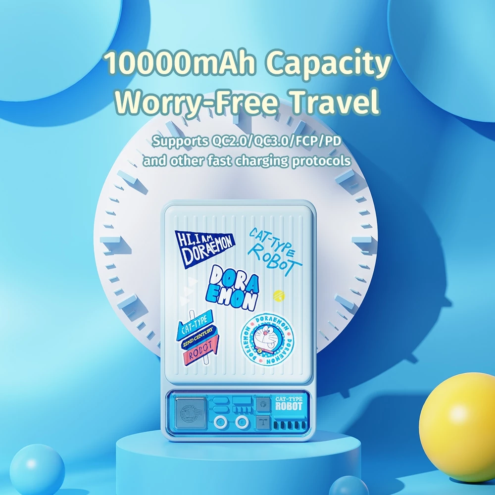 Pin Dự Phòng ROCK Doraemon P93 10.000mAh 20W