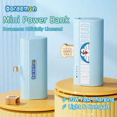 Pin Sạc Dự Phòng ROCK Doraemon màn LED 4800mAh PD20W Type-C