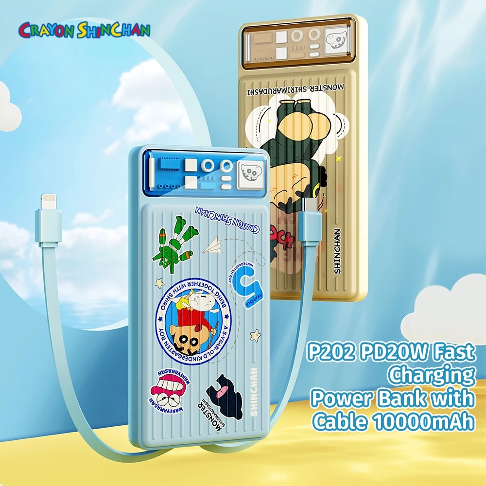 Pin Dự Phòng ROCK Crayon Shinchan P202 PD20W 10.000mAh