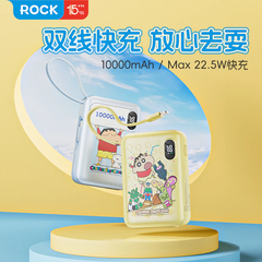 Pin Dự Phòng ROCK Crayon Shinchan Y11 Mini Series with Cable 10000/20000mAh 22.5W