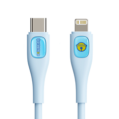 Cáp sạc nhanh Rock Doraemon type-C to Lightning 27W 1.2M