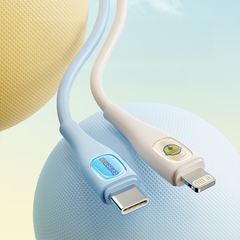 Cáp sạc nhanh Rock Doraemon type-C to Lightning 27W 1.2M