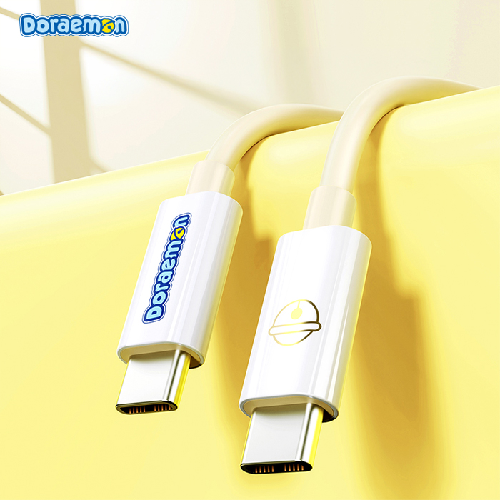 Cáp sạc nhanh Rock Doraemon PD-100W C to C 1M