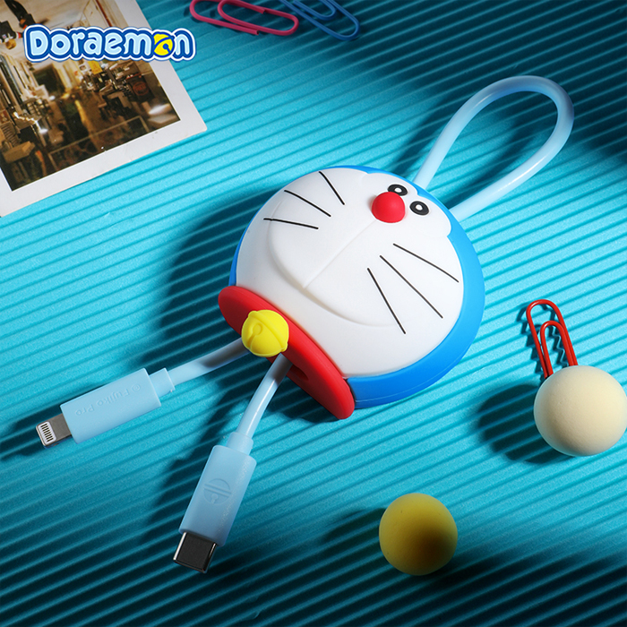 Cáp sạc Rock Doraemon Doll 100W C to C 30cm