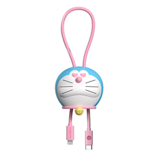 Cáp sạc Rock Doraemon Doll 100W C to Lightning 30cm