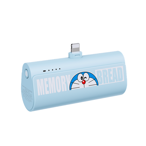 Pin Sạc Dự Phòng ROCK Doraemon Memory Bread 4800mAh PD20W Lightning