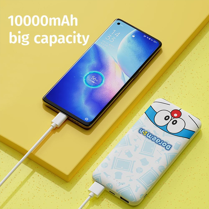 Pin Dự Phòng ROCK Doraemon Power Bank 10.000mAh