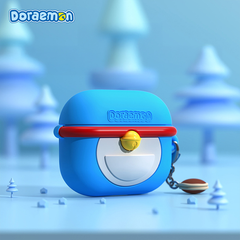 Ốp Silicon Rock cho Airpods Pro Doraemon Style