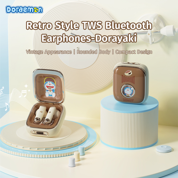 Tai nghe Bluetooth Rock Doraemon Earphones-Dorayaki