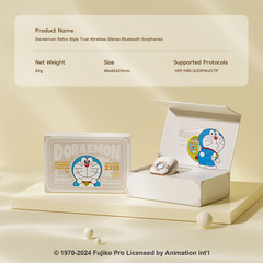 Tai nghe Bluetooth Rock Doraemon Retro Style TWS Earphones