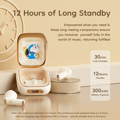 Tai nghe Bluetooth Rock Doraemon Retro Style TWS Earphones