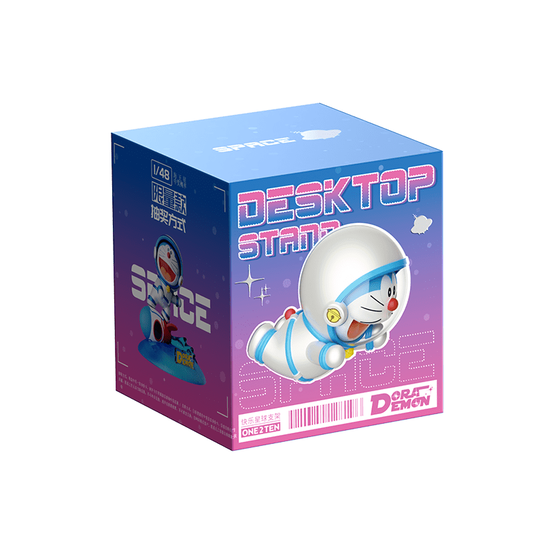 Bộ Mô Hình Trang Trí Nhân Vật Hoạt Hình ROCK Doraemon Happy Planet