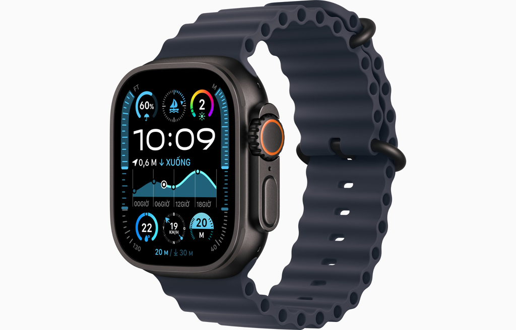 Apple Watch Ultra 2 49mm l Khung Titan l Dây Ocean - Nhập Khẩu (2024)