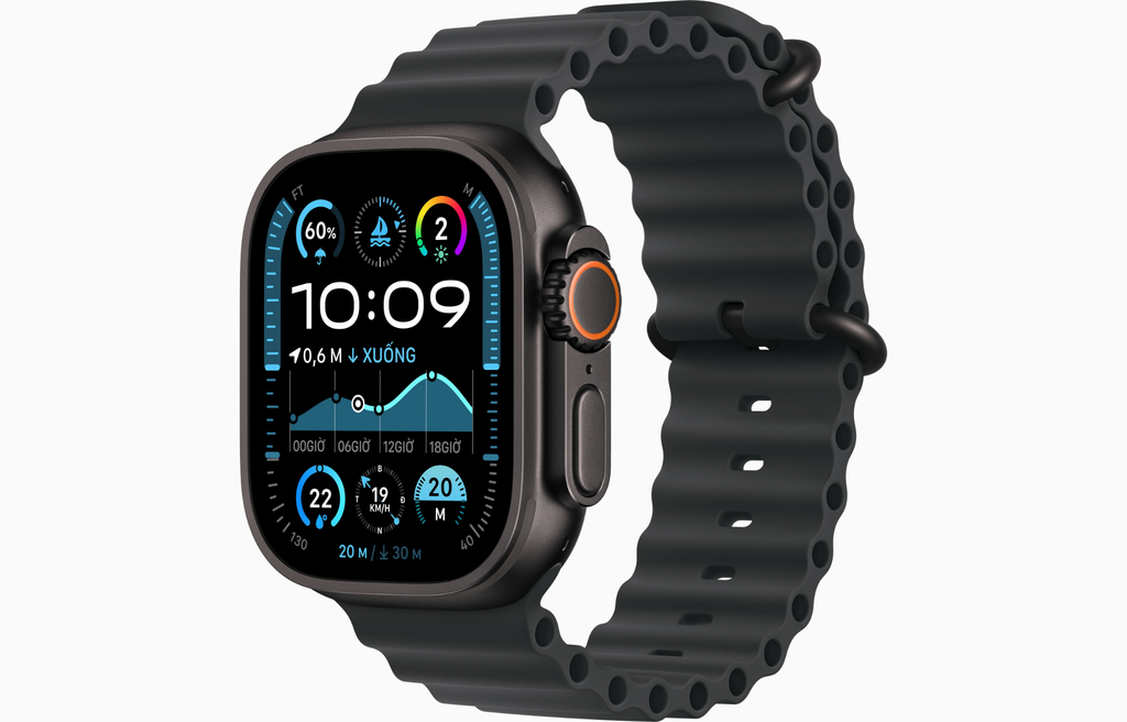 Apple Watch Ultra 2 49mm l Khung Titan l Dây Ocean - Nhập Khẩu (2024)
