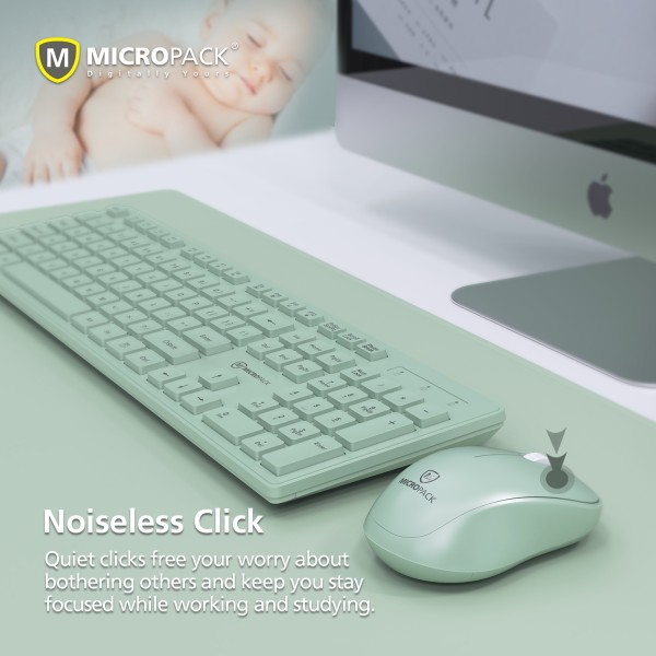 Bộ bàn phím kèm chuột không dây MicroPack iFREE LITE 2 KM-237W