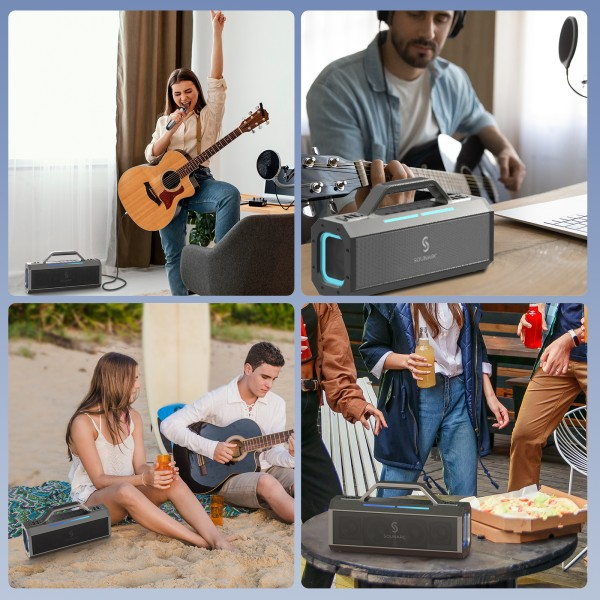 Loa karaoke kháng nước SOUNARC K1 (Tặng kèm 2 Micro)