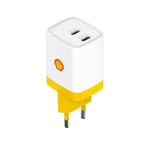 Củ sạc pin điện thoại Shell 2 cổng C SWC-12