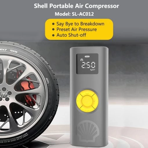 Bơm lốp xe Shell điều khiển bằng tay SL-AC012