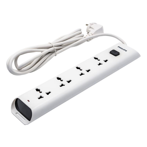 Ổ cắm điện Philips CHP2442WB, 4 lỗ, dây dài 3m