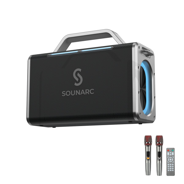 Loa karaoke kháng nước SOUNARC K2 ( Tặng kèm 2 Micro)