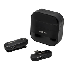 Bộ micro không dây cài áo Philips DLM9001C kết nối cổng USB-C (1 Receiver + 1 Mic)