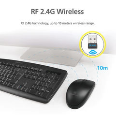 Bộ bàn phím kèm chuột không dây MicroPack iFREE LITE KM-203W