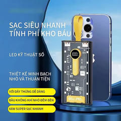 Pin sạc dự phòng Power supper bank fast charge 66W 20.000 mAh