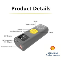 Bơm lốp xe Shell điều khiển bằng tay SL-AC012