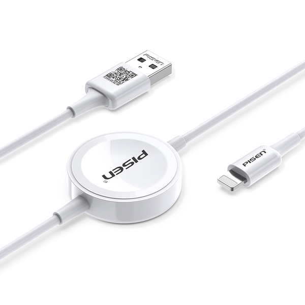 Sạc 2 trong 1 - PISEN iWatch 2-in-1 Lightning