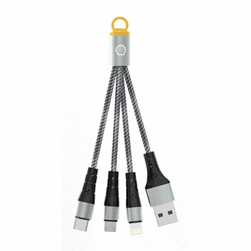 Cáp sạc đa năng Shell (3in1) CB-MTF03