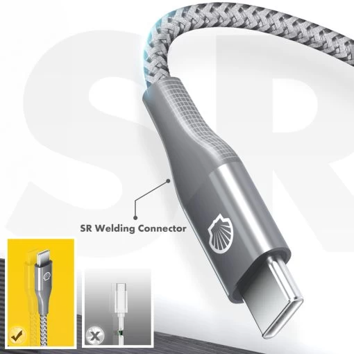Cáp sạc điện thoại Shell C to C CB-CC125