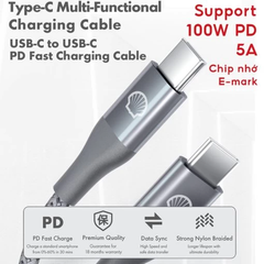 Cáp sạc điện thoại Shell C to C CB-CC125