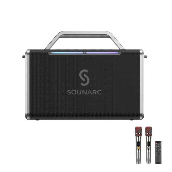 Loa karaoke kháng nước SOUNARC K2 ( Tặng kèm 2 Micro)