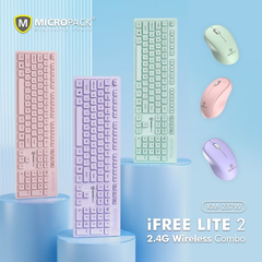 Bộ bàn phím kèm chuột không dây MicroPack iFREE LITE 2 KM-237W