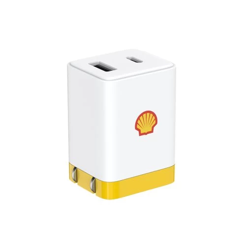 Củ sạc pin điện thoại Shell 2 cổng 1A 1C SWC-11